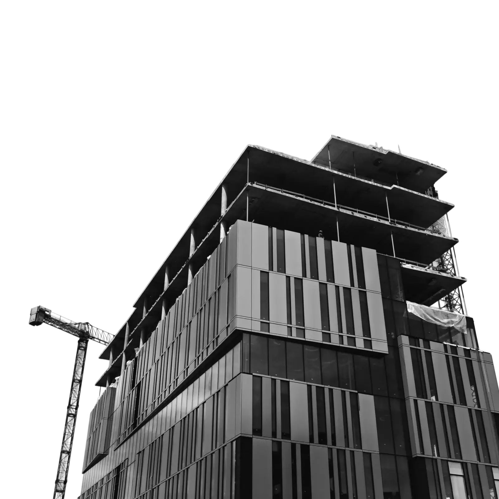 Картинка строящегося здания по расчету строительных конструкций